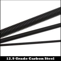 M2 M2.5 M2x250 M2x250 M2.5x250 M2.5x250 12.9 Grade Black Zinc Plated Carbon Steel Full Metric Thread Bolt Shaft Rod Bar Stud