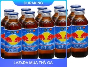 Lốc 10 Chai Nước Tăng Lực Bò Húc Red Bull Thái Lan - DURAKING