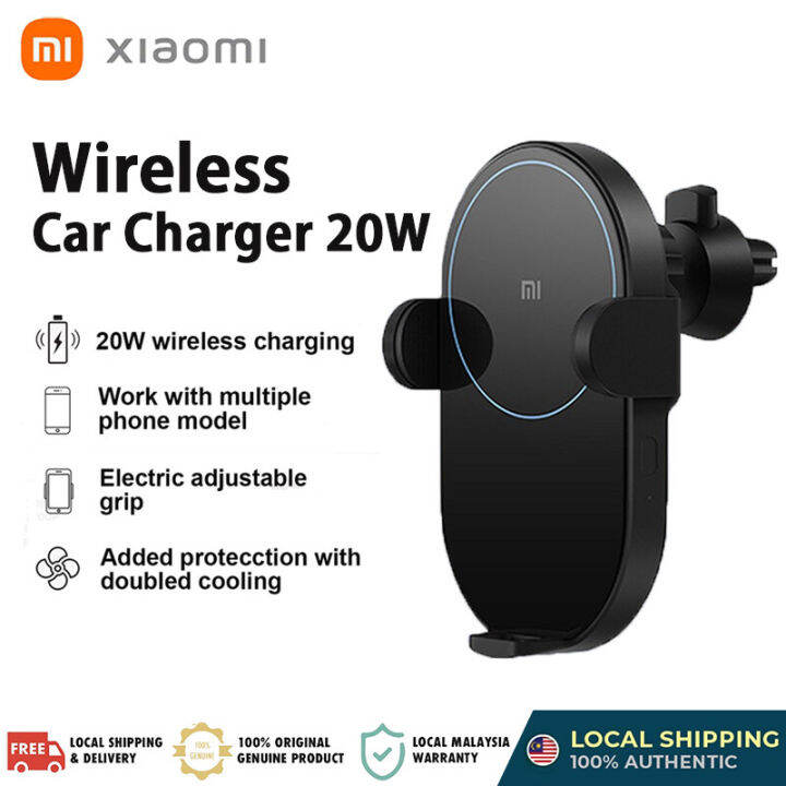 Xiaomi Mi Wireless Car Charger 20W/30W Fast Charging Auto Clamp Phone ...