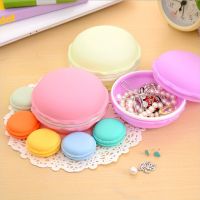 New Arrival Circle Cute Macaroon Cookie Design Candy Color Mini Storage Box Jewelry Box