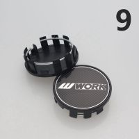 4pcs work emotion wheel center cap 54mm OD/50mm ID dust proof hood cover plastic base rim hub cap work racing caps on wheels