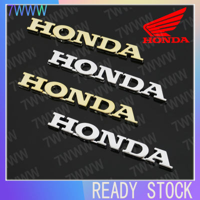 2 PCS ABS Honda โลโก้รถจักรยานยนต์รถด้านข้าง Fender ด้านหลังโลโก้ป้ายสติกเกอร์เปลี่ยน Honda โลโก้รถจักรยานยนต์สำหรับ Honda รถจักรยานยนต์ Series รุ่นการปรับเปลี่ยน Essential Honda โลโก้สติกเกอร์รูปลอก