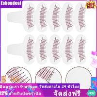 Eshopdeal【Ready Stock】 10pcs ขนตาไม้บรรทัดขนตาเครื่องมือวัดขนตายาว