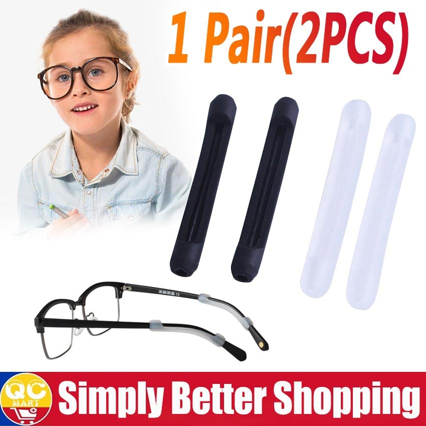 20x Eyeglass Temple Tips Retainer Silicone Anti-slip Holder Glasses Ear Hook 