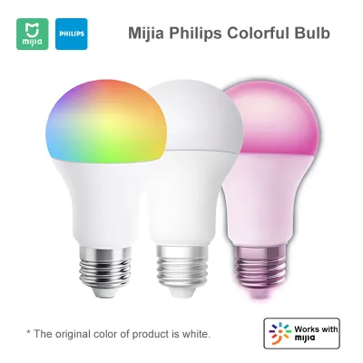 Original Mijia Smart Bulb 220 - 240V E27 Colorful Light Wifi Mi Home APP Remote Control LED Lamp Smart Ball Bulb
