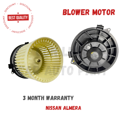 3 MONTH WARRANTY NISSAN ALMERA AIRCOND BLOWER MOTOR Lazada