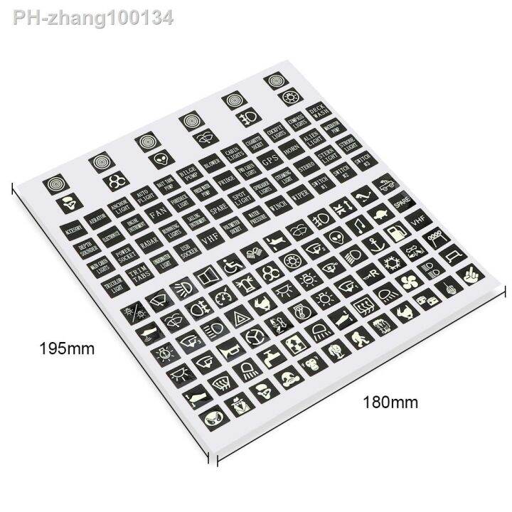 circuit-panel-decal-pvc-luminous-car-sticker-rocker-switch-label-switches-relay-decoration