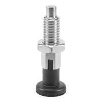 M10 Stainless Steel Self Locking Index Plunger Pin With Self Locking Function For Dividing Head For Sophisticated Position Locating