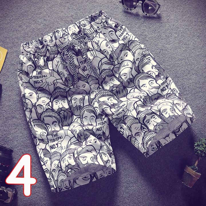 summer-men-fashion-beach-shorts-quick-drying-printed-swimming-trunks-hawaii-surfing-board-shorts