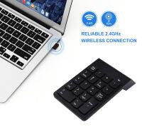 2.4G Wireless USB แป้นพิมพ์ตัวเลขมินิตัวเลข