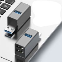 ARVOL ทนทานแบบพกพาสามในหนึ่งอะแดปเตอร์สายต่อแท่นวาง3-In-1ฮับฮับตัวแยกสาย USB ฮับ3.0ด็อกต่อขยายฮับต่อพ่วงแยก USB