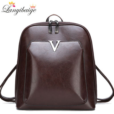 2021 New Vintage Backpack Women High Quality Pu Leather Travel Backpack Large Capacity School Bags for Girls Mochila Feminina