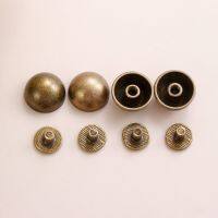 10pcs New DIY Strap Rivets Screw Mushroom Dome Bolt Round Head Screws Punk Metal Nail Cloth Button For Luggage Clothes Bag Shoes Nails Screws  Fastene