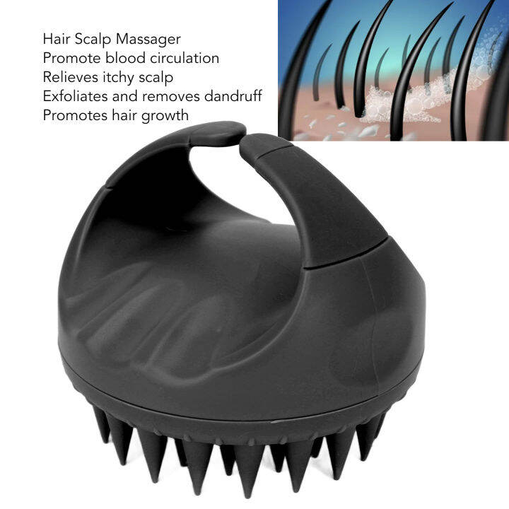 Hair Scalp Massager Brush Dandruff Handheld Shampoo Scrubber Brush