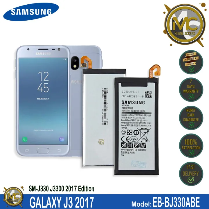 Samsung Galaxy J3 17 Battery Sm J330 J3300 Battery Model Eb Bj330abe 2400mah Original Capacity High Quality Battery 100 Original Lazada Ph