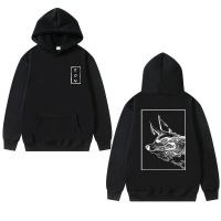 Anime Chainsaw Man Hoodie Manga Hayakawa Aki Fox Devil Kon Graphic Sportswear Men Vintage Casual Loose Pullover Tracksuit Size XS-4XL