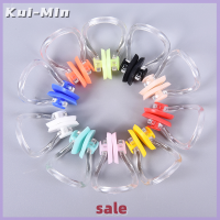 Kui-Min 10ชิ้นว่ายน้ำซิลิโคนนิ่มคลิปหนีบจมูกสบายดำน้ำเล่นเซิร์ฟคลิปว่ายน้ำ