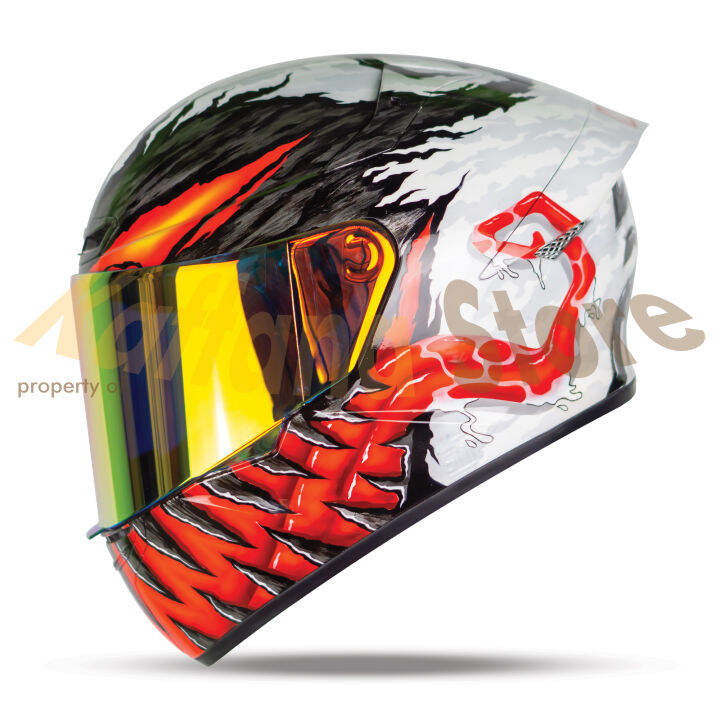 Kyt Tt Course Repaint Anti Venom Paket Ganteng Not Hjc Helmet Lazada