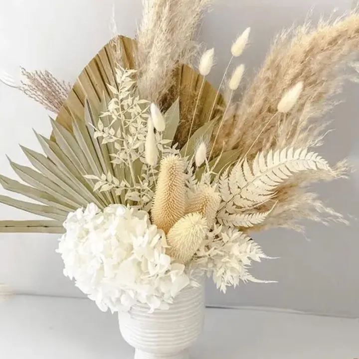 {hot} 40 45CM Dried Pampas Grass Premium Dry Bouquet with Naturally