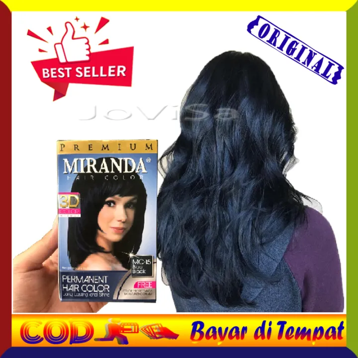 blue black hair color miranda