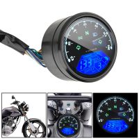 LED Multi-function Digital Indicator Tachometer Fuel Meter Universal Night vision Dial Odometer Motorcycle Panel Speedometer