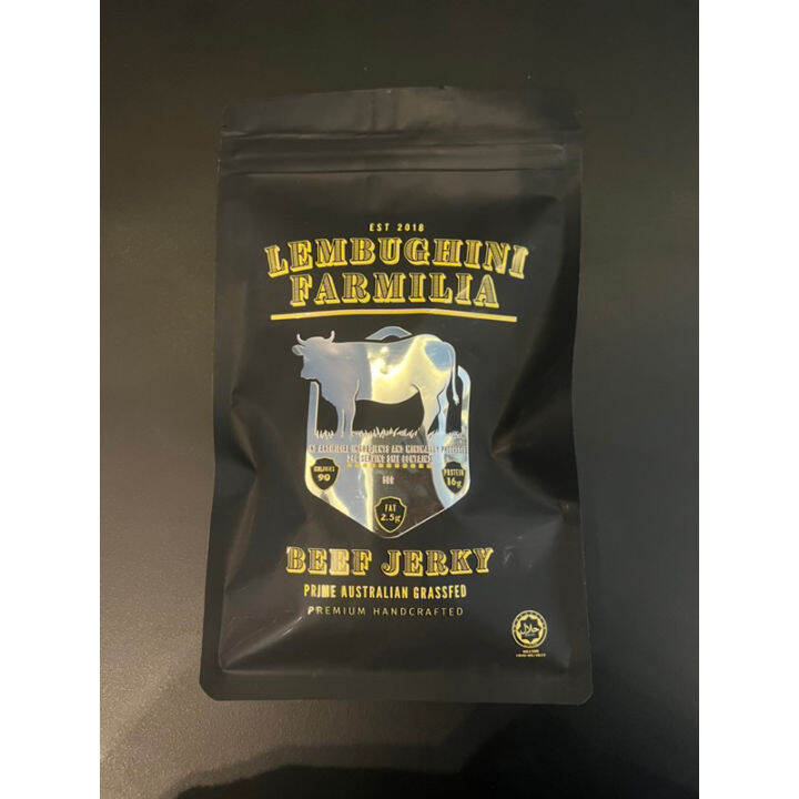 Halal Australian Prime Beef Jerky Smokey flavour (original)♜ Lazada