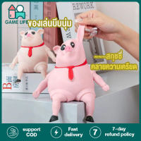 Piggy Squeeze Toy หมูยืด สกุชชี่ ของเล่นยืดได้ ของเล่นบีบ คลายความเครียด สกุชชี่ ของเล่น ของเล่นบีบนุ่ม ของเล่นยืด
