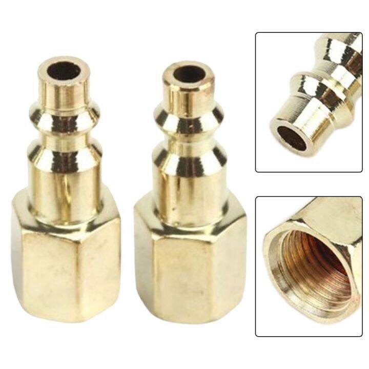 1/4 NPT Air Line Hose Compressor Connectors Brass Female Quick Release