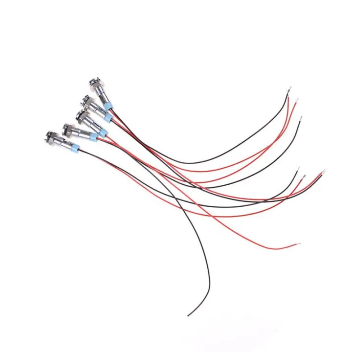 6mm LED indicator light 3V 6V 12V 24V 220V signal lamp