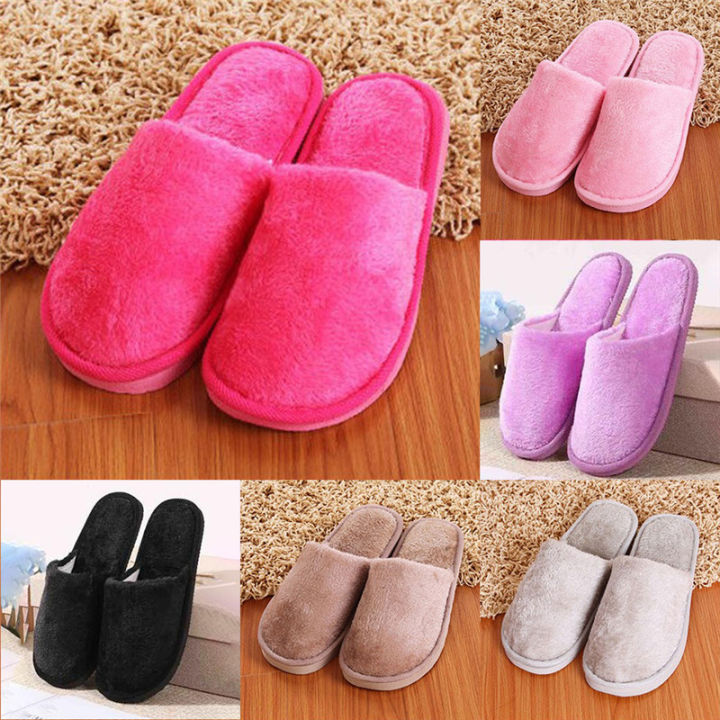 Home Cotton Shoes,Adult Super Soft Warm Cozy Fuzzy Soft Touch Sleeper  Slippers-Jacquard Soft Bottom Cotton Slippers Suede Non-slip Cotton Slippers  Indoor Cotton Slippers - Walmart.com