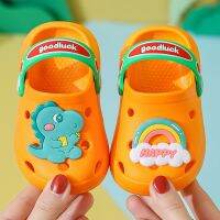 【cw】 2022 New Infant Toddler Slippers Cartoon Clogs for Children Cheap Dinasour Sandals girls boys Mules