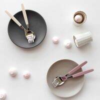 ♡K-Living♡ [Kamome] 10 COLORS Camome Kids Spoon Fork Set