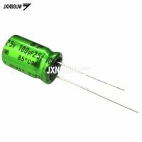 10PCS NICHICON MUSE BP 25V100UF 10X16MM green Non Polar Audio Electrolytic capacitor ES 100UF 25V MUSE-BP 100uF/25v