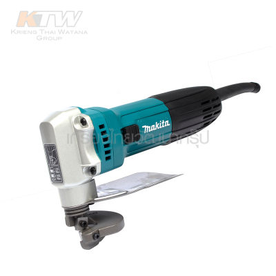 กรรไกรไฟฟ้า มากีต้า (MAKITA) รุ่น JS-1602 ขนาด 1.6 มม. กำลังไฟฟ้าที่ใช้ 380 วัตต์ ความเร็วช่วงชักต่อนาที (SPM) 4,000 ครั้ง/นาที ฉนวน 2 ชั้น