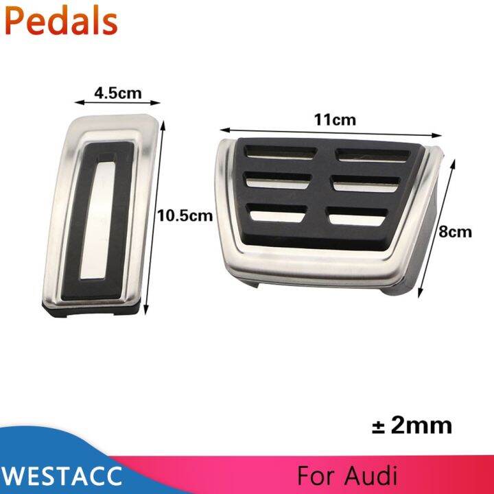แป้นเหยียบรถยนต์สำหรับ-a3-audi-8v-q2-sq2-q3-s1-s3-rs3-rs-q3-tt-lhd-ตัวเร่งชุดอุปกรณ์เสริมกล้อง-gopro-ฝาครอบเหยียบวางคลัตช์เบรกแก๊ส