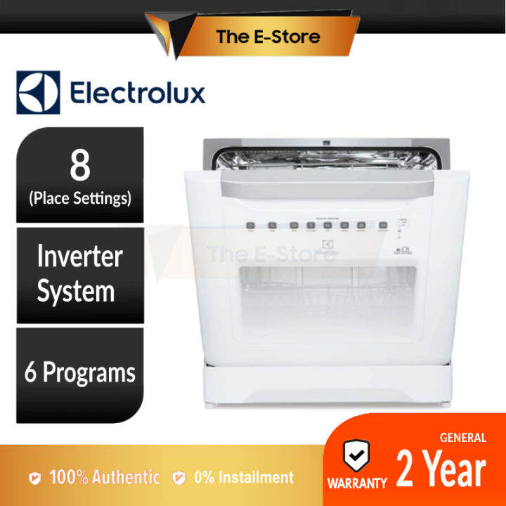 Electrolux 55cm UltimateCare 300 Compact Dishwasher with 8 Place