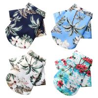 XS-5XL Suitable for 0-40KG Pet Summer Dog Clothes Colorful Print Hawaiian Beach Style Small Dog Shirt Fashion Sphinx Cat Clothes