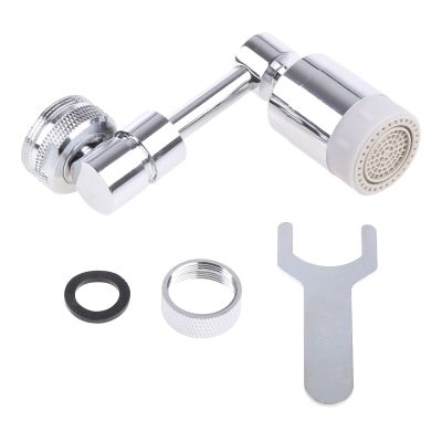 Faucet Extender ห้องอาบน้ำ Faucet Aerator 1080องศา Swivel Water Filter Sink Robotic Arm Water Tap Bubbler Sink Fittings