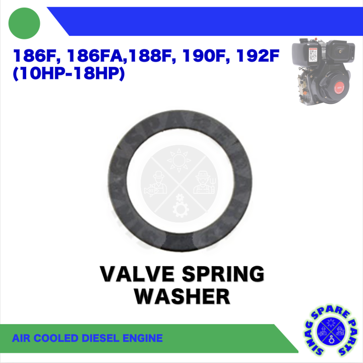 Valve Spring Washer Per Piece 186F 186FA 188F 190F 192F 10HP 12HP 14HP