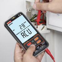 NJTY T5 Digital Multimeter Electrical Pocket Meter Auto Range ACDC Voltage Current Tester LCD Screen NCV True RMS Smart Tools