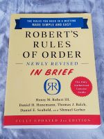 หนังสืออังกฤษใหม่ Roberts Rules of Order Newly Revised in Brief, 3rd edition [Paperback]