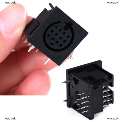 wucuuk DIN 13 PIN Circular JACK FEMALE PANEL MOUNT PCB MOUNT CONNECTOR ADAPTER