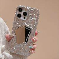 HOCE เคสโทรศัพท์กระจกแวววาวหรูหราสำหรับ iPhone 14 13 12 Pro Max 11ฝาครอบพลาสติกแข็งมีลวดลายสไตล์ร็อค