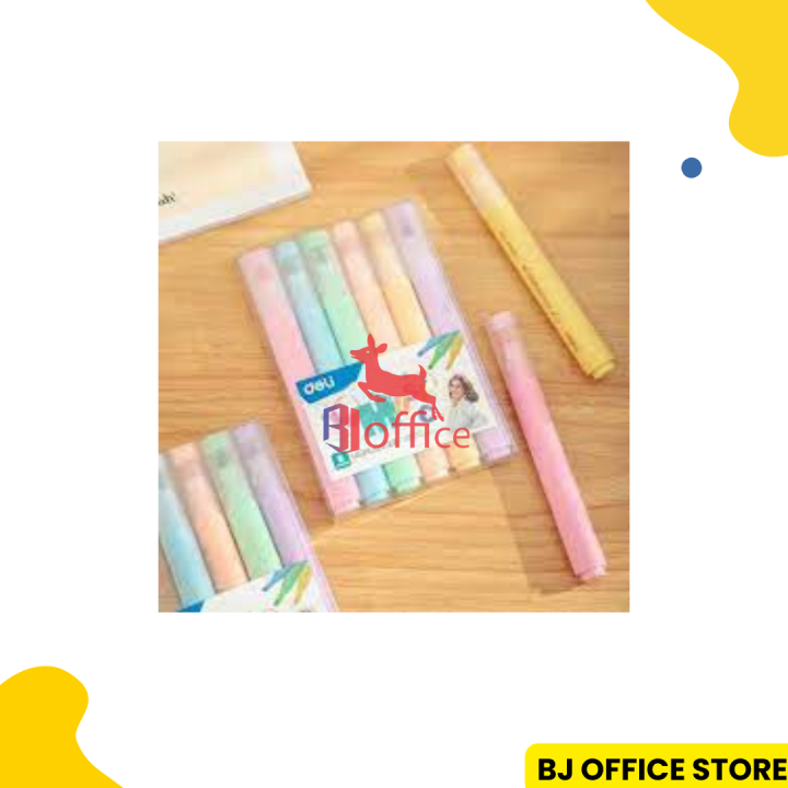 Deli Highlighter / Penanda Isi 6 Warna Pastel CU347 Lazada Indonesia