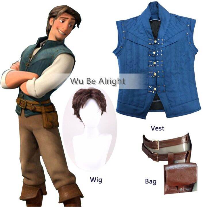 zuoci store Movie Rapunzel Coat Halloween Men Cosplay Rapunzel Tangled ...