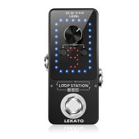 LEKATO กีตาร์ผลเหยียบ Looper 9ลูป40นาทีบันทึกเวลาสถานีห่วงกับจูนเนอร์ Overdub กีตาร์ Looper ดนตรีกีฬา