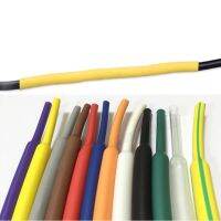 1m 10/12/28mm Coloured Insulated Heat Shrink Tubing Unprinted Sleeve Shrink Tubing Audio Cable Adhesive Liner Winding Cable Kit Electrical Circuitry P