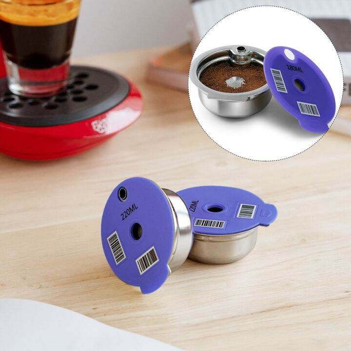 1 Set Coffee Capsule Pod Stainless Steel For Bosch Tassimo Machines