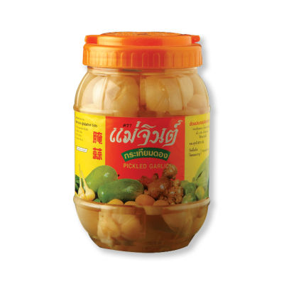 แม่จินต์ กระเทียมดอง 870 กรัม x 1 กระปุก / Maejin Pickled Garlic 870 grams