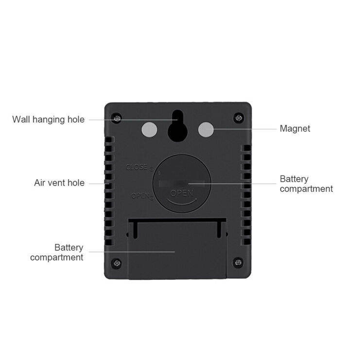 pcbfun-ไฮโกรมิเตอร์เครื่องวัดอุณหภูมิในร่ม-pengukur-kelembaban-เครื่องวัดความชื้นจอภาพความชื้นและอุณหภูมิดิจิตอลสำหรับบ้าน